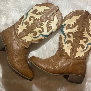 Coconuts by Martesse Cowboy Boots Stampede 2, Men’s 6.5 (Equal to Women’s 7.5)